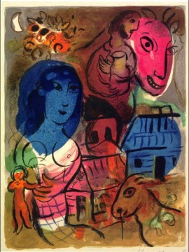 Der Zeitgenosse von Antilopa Passengers Marc Chagall Ölgemälde